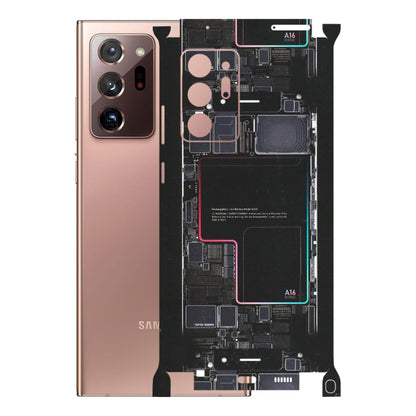 Samsung M/F/Note/Flip and C Phone Skins (All Models) - Motherboard Circuit Layout - Matte Finish (M-117) Samsung Galaxy Note 20 Ultra
