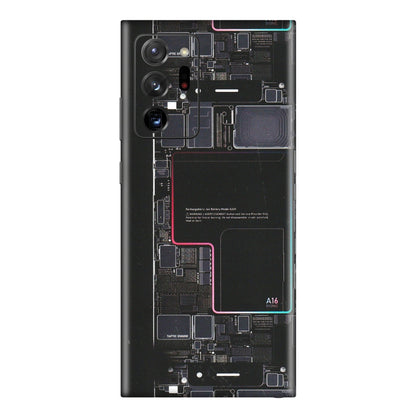 Samsung M/F/Note/Flip and C Phone Skins (All Models) - Motherboard Circuit Layout - Matte Finish (M-117) Samsung Galaxy Note 20 Ultra