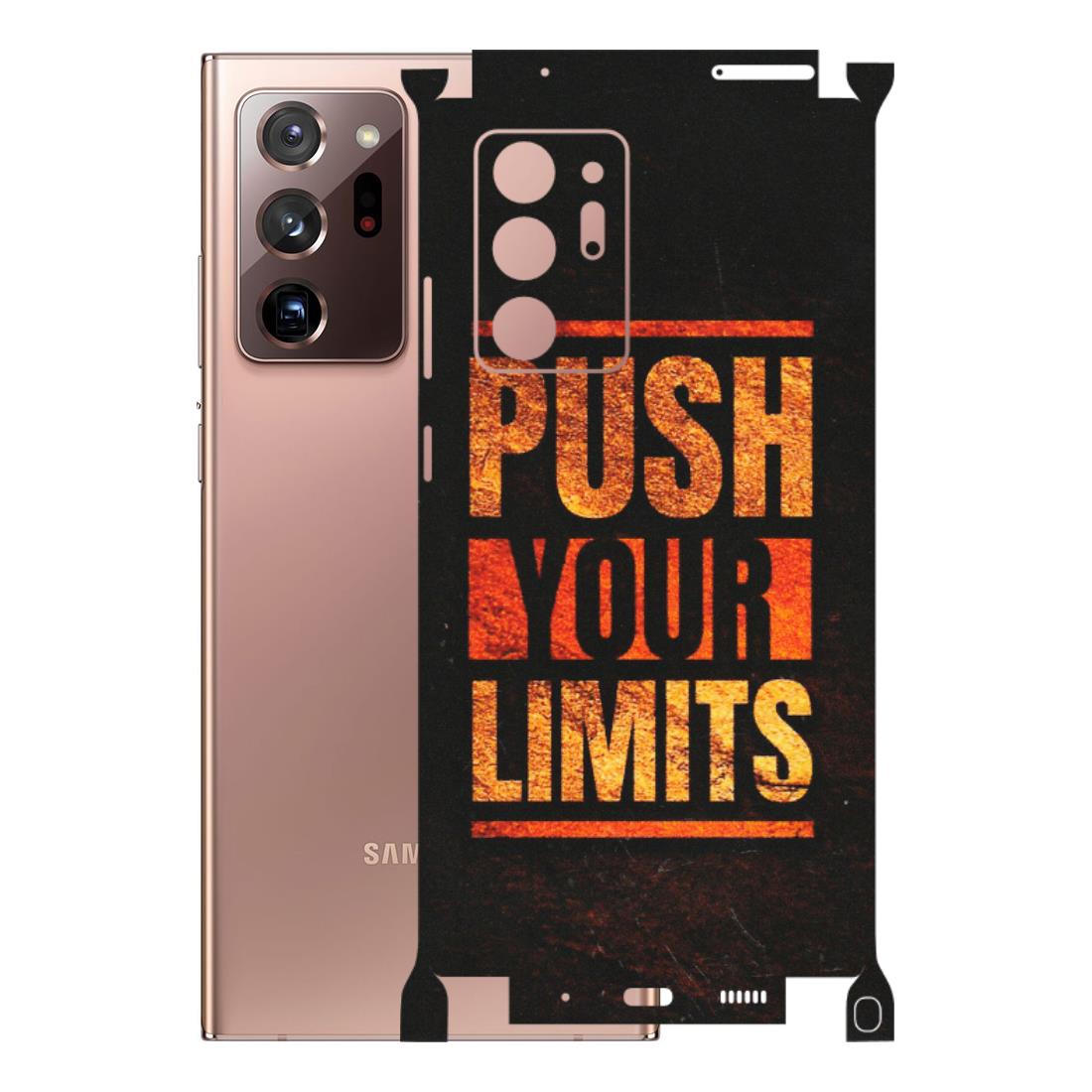 Samsung M/F/Note/Flip and C Phone Skins (All Models) - Push Your Limits - Matte Finish (M-118) Samsung Galaxy Note 20 Ultra