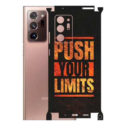 Samsung M/F/Note/Flip and C Phone Skins (All Models) - Push Your Limits - Matte Finish (M-118) Samsung Galaxy Note 20 Ultra