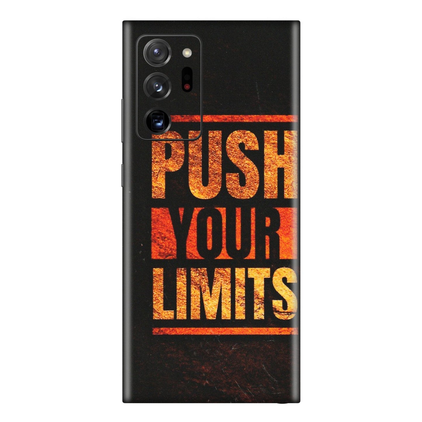 Samsung M/F/Note/Flip and C Phone Skins (All Models) - Push Your Limits - Matte Finish (M-118) Samsung Galaxy Note 20 Ultra