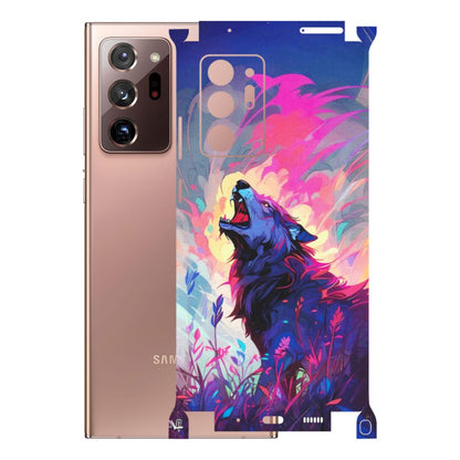 Samsung M/F/Note/Flip and C Phone Skins (All Models) - New Wild Wolf Abstract - Matte Finish (M-125) Samsung Galaxy Note 20 Ultra