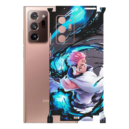 Samsung M/F/Note/Flip and C Phone Skins (All Models) - New Jujutsu Kaisen Grey Blue Anime - Matte Finish (M-127) Samsung Galaxy Note 20 Ultra