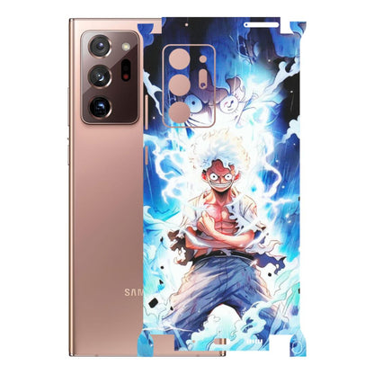 Samsung M/F/Note/Flip and C Phone Skins (All Models) - Blue Thunder Luffy Anime - Matte Finish (M-132) Samsung Galaxy Note 20 Ultra