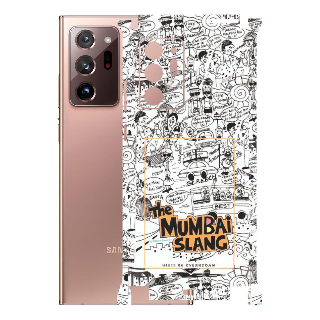 Samsung M/F/Note/Flip and C Phone Skins (All Models) - The Mumbai Slang - Matte Finish (M-142) Samsung Galaxy Note 20 Ultra