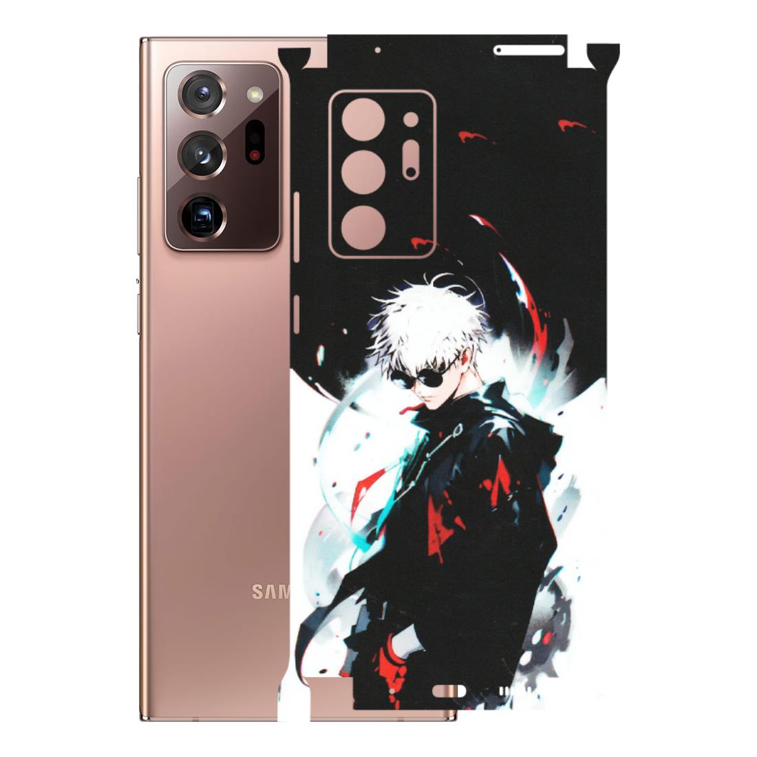 Samsung M/F/Note/Flip and C Phone Skins (All Models) - Gojo Powerful Charater Kaisen Anime - Matte Finish (M-144) Samsung Galaxy Note 20 Ultra