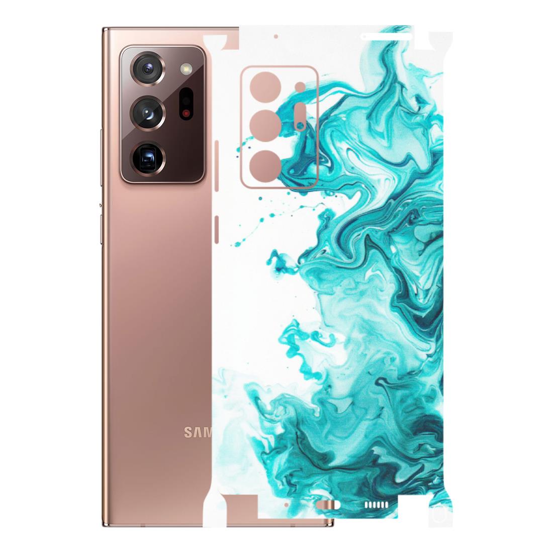 Samsung M/F/Note/Flip and C Phone Skins (All Models) - Sky Blue Abstract Colour - Matte Finish (M-146) Samsung Galaxy Note 20 Ultra