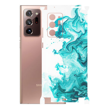 Samsung M/F/Note/Flip and C Phone Skins (All Models) - Sky Blue Abstract Colour - Matte Finish (M-146) Samsung Galaxy Note 20 Ultra