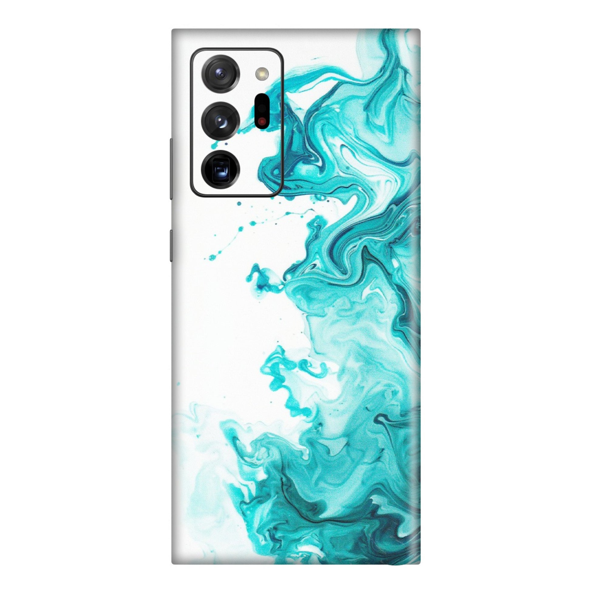 Samsung M/F/Note/Flip and C Phone Skins (All Models) - Sky Blue Abstract Colour - Matte Finish (M-146) Samsung Galaxy Note 20 Ultra