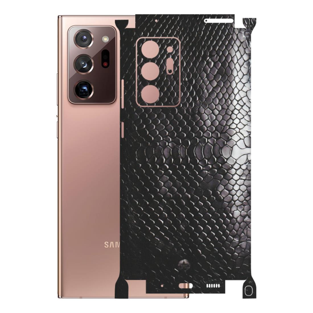 Samsung M/F/Note/Flip and C Phone Skins (All Models) - Black Snack Leather - Matte Finish (M-147) Samsung Galaxy Note 20 Ultra