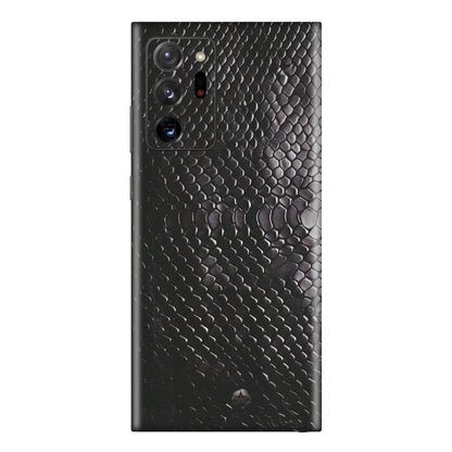 Samsung M/F/Note/Flip and C Phone Skins (All Models) - Black Snack Leather - Matte Finish (M-147) Samsung Galaxy Note 20 Ultra