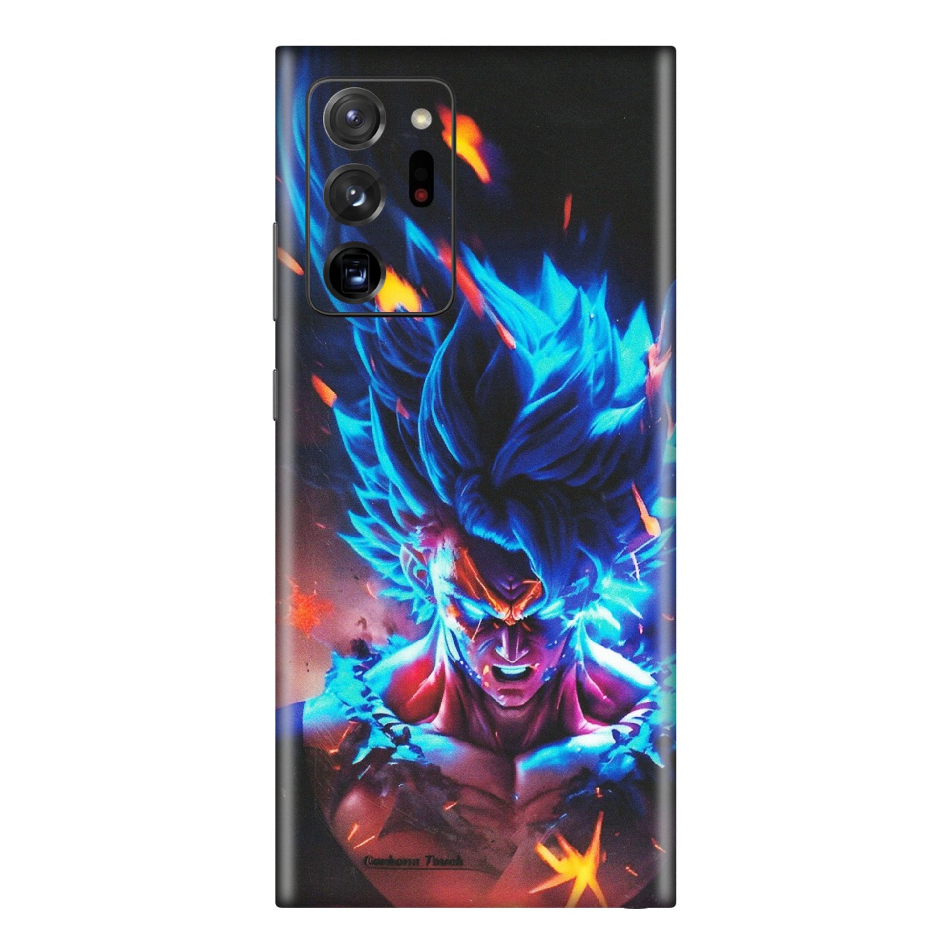 Samsung M/F/Note/Flip and C Phone Skins (All Models) - Angry Goku Dragon Ball Anime - Matte Finish (M-150) Samsung Galaxy Note 20 Ultra