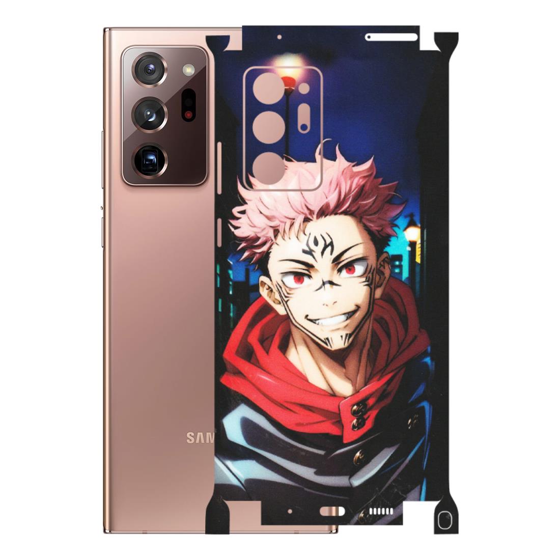 Samsung M/F/Note/Flip and C Phone Skins (All Models) - Yuji Itadori Funny Face Anime - Matte Finish (M-152) Samsung Galaxy Note 20 Ultra