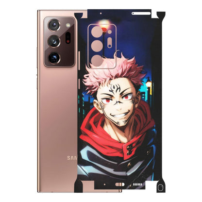 Samsung M/F/Note/Flip and C Phone Skins (All Models) - Yuji Itadori Funny Face Anime - Matte Finish (M-152) Samsung Galaxy Note 20 Ultra