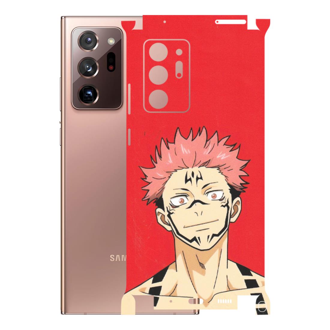 Samsung M/F/Note/Flip and C Phone Skins (All Models) - Ryomen Sukuna Fun Anime - Matte Finish (M-153) Samsung Galaxy Note 20 Ultra