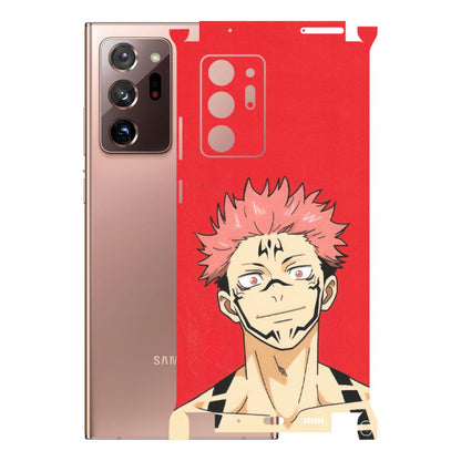 Samsung M/F/Note/Flip and C Phone Skins (All Models) - Ryomen Sukuna Fun Anime - Matte Finish (M-153) Samsung Galaxy Note 20 Ultra
