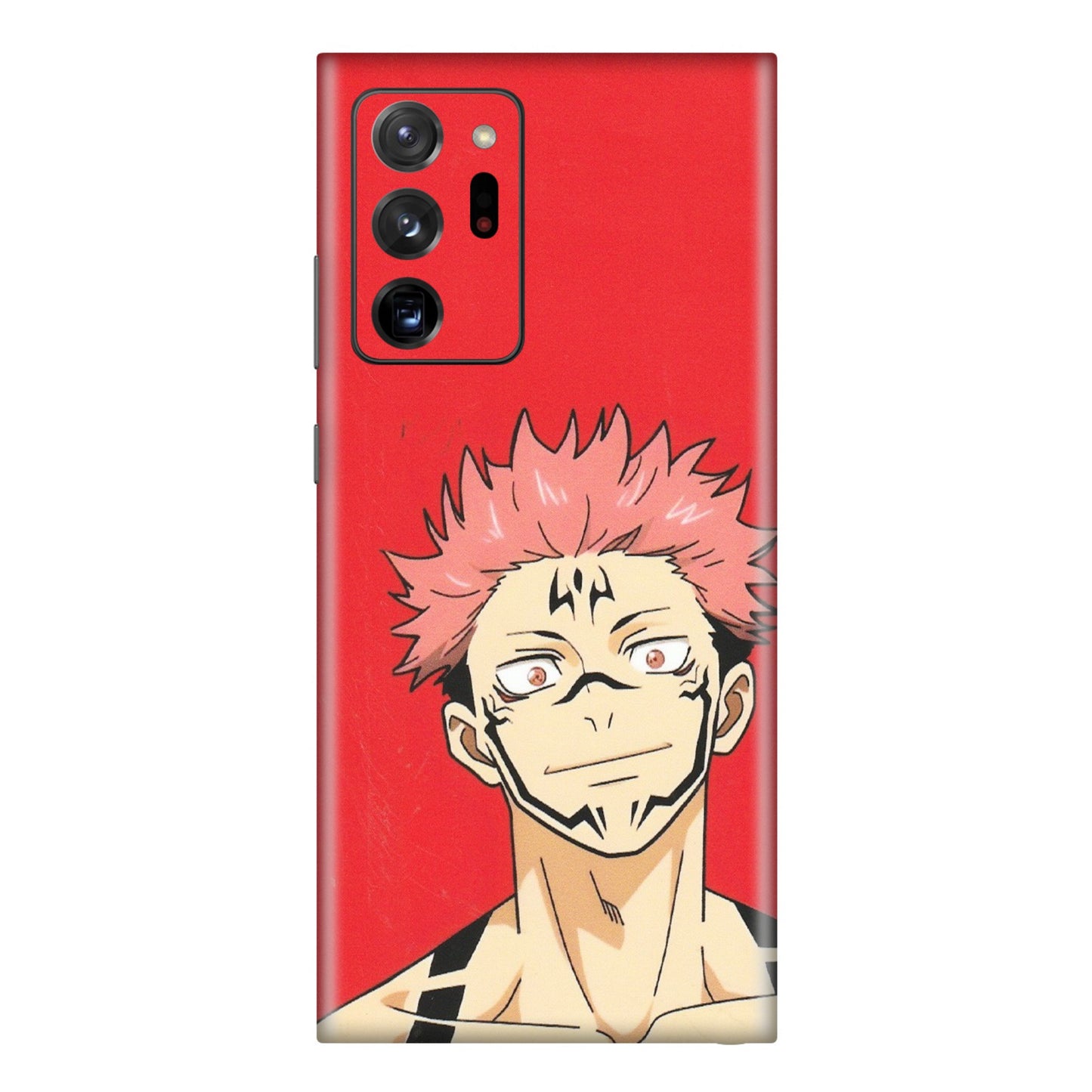 Samsung M/F/Note/Flip and C Phone Skins (All Models) - Ryomen Sukuna Fun Anime - Matte Finish (M-153) Samsung Galaxy Note 20 Ultra
