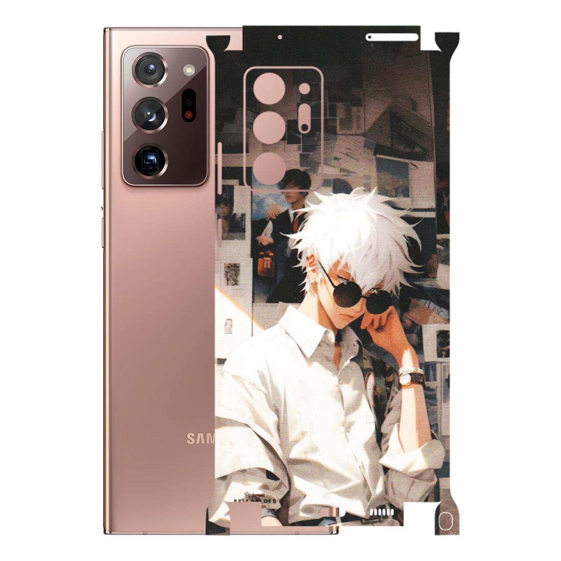 Samsung M/F/Note/Flip and C Phone Skins (All Models) - Gojo Satoru Jujustu Kaisen Anime - Matte Finish (M-156) Samsung Galaxy Note 20 Ultra
