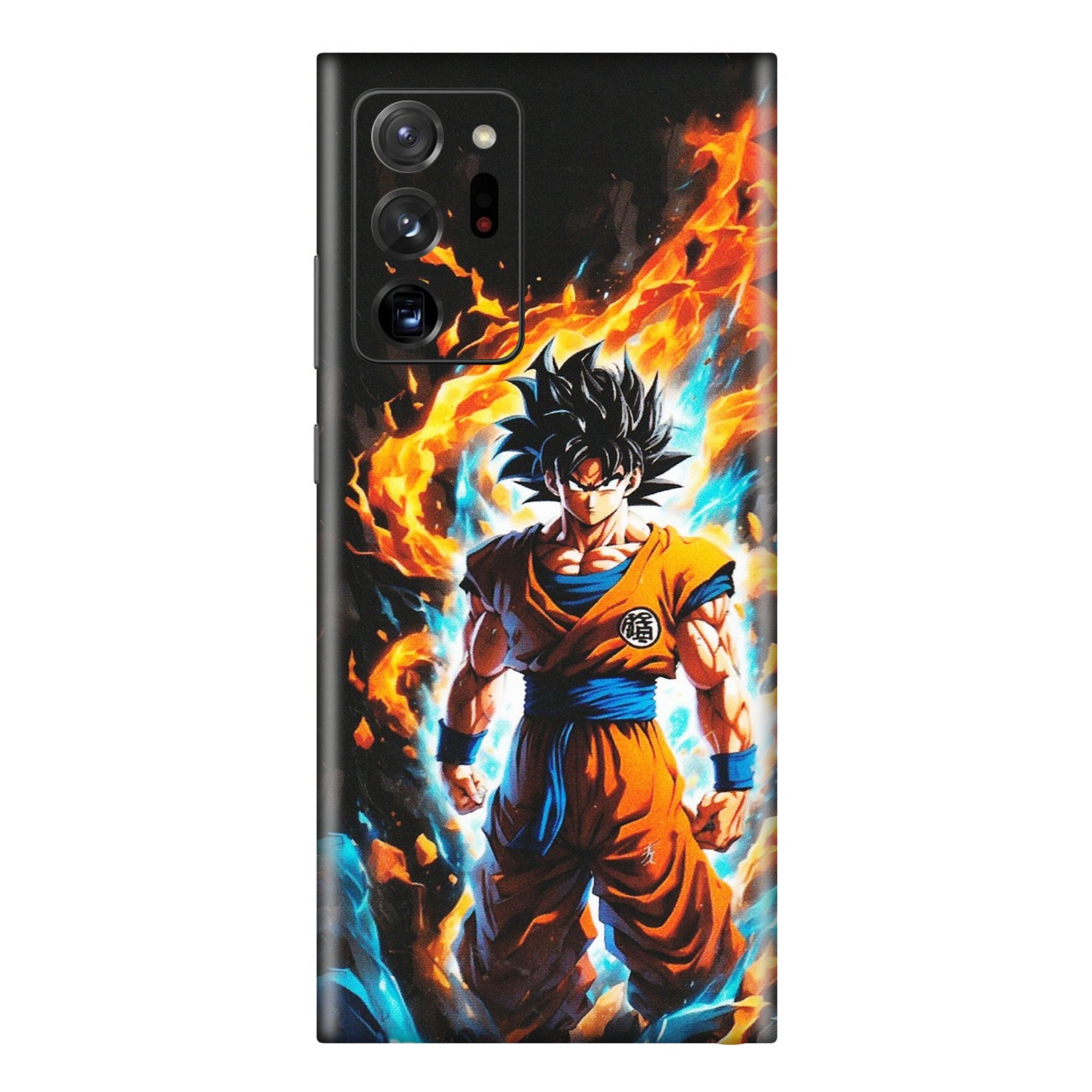 Samsung M/F/Note/Flip and C Phone Skins (All Models) - Goku Transformation Anime - Matte Finish (M-159) Samsung Galaxy Note 20 Ultra