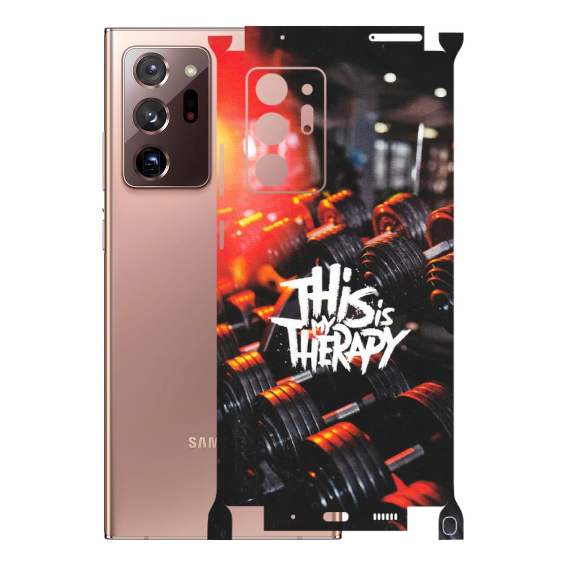 Samsung M/F/Note/Flip and C Phone Skins (All Models) - GYM Lover Therapy - Matte Finish (M-160) Samsung Galaxy Note 20 Ultra