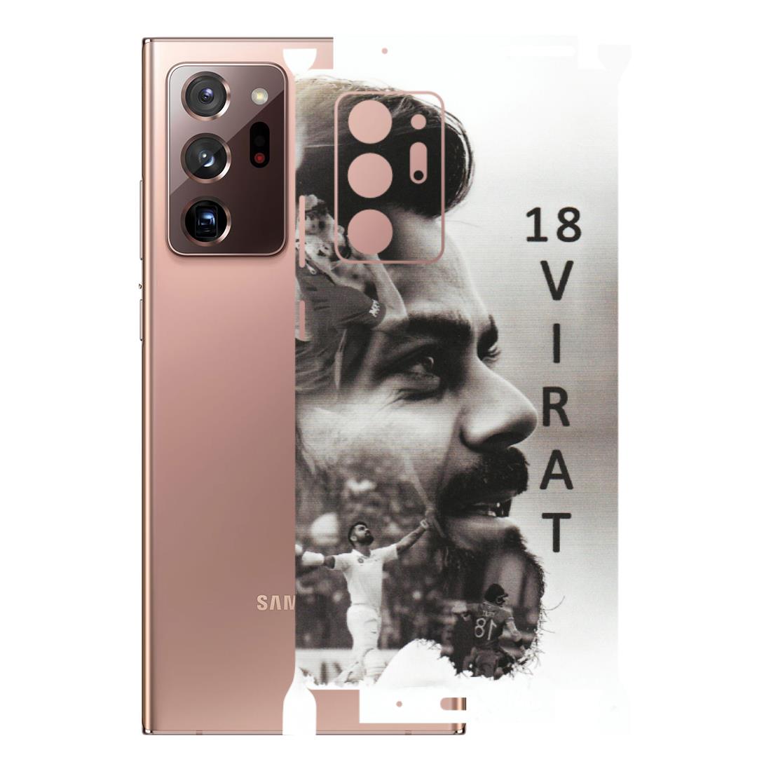 Samsung M/F/Note/Flip and C Phone Skins (All Models) - Virat Kohli Cricketer - Matte Finish (M-163) Samsung Galaxy Note 20 Ultra