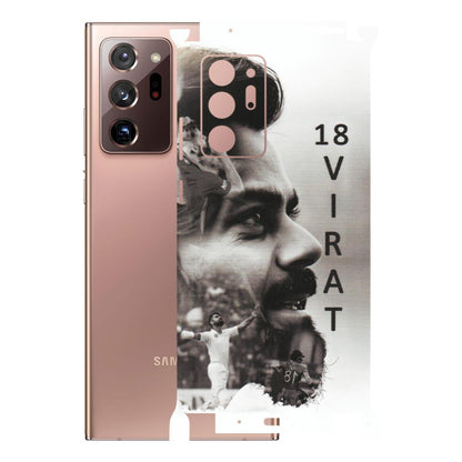 Samsung M/F/Note/Flip and C Phone Skins (All Models) - Virat Kohli Cricketer - Matte Finish (M-163) Samsung Galaxy Note 20 Ultra