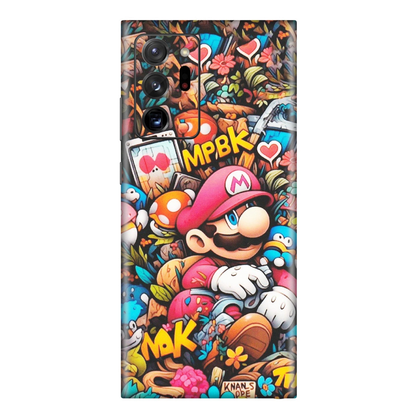 Samsung M/F/Note/Flip and C Phone Skins (All Models) - Super Mario Bros Artistic - Matte Finish (M-173) Samsung Galaxy Note 20 Ultra