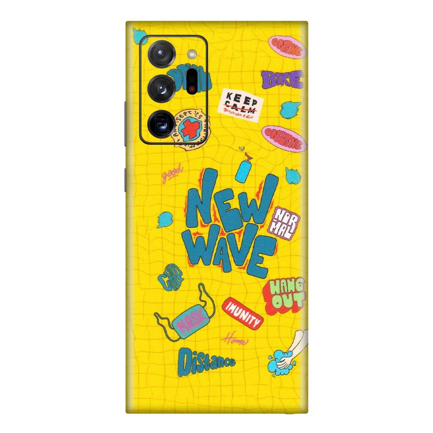 Samsung M/F/Note/Flip and C Phone Skins (All Models) - New Wave Life - Matte Finish (M-17) Samsung Galaxy Note 20 Ultra