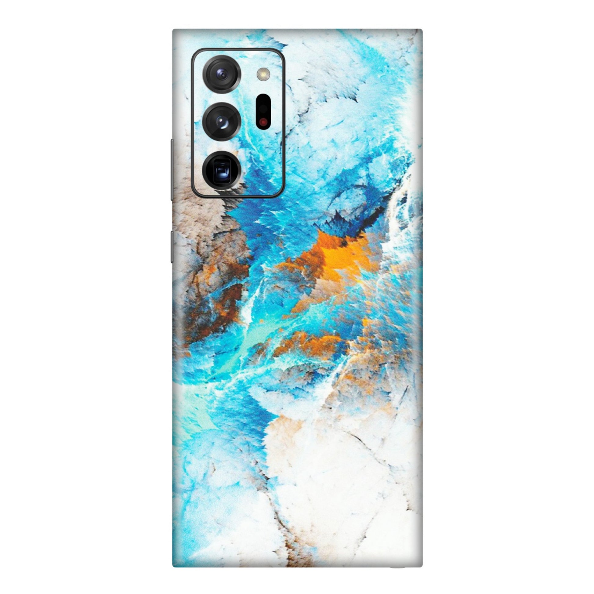 Samsung M/F/Note/Flip and C Phone Skins (All Models) - Blue Waves Abstract - Matte Finish (M-19) Samsung Galaxy Note 20 Ultra