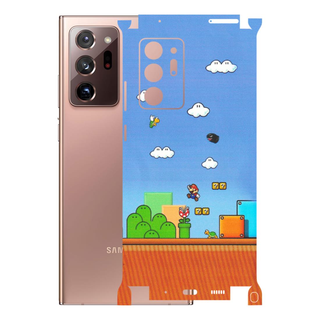 Samsung M/F/Note/Flip and C Phone Skins (All Models) - Mario Game Scene - Matte Finish (M-24) Samsung Galaxy Note 20 Ultra