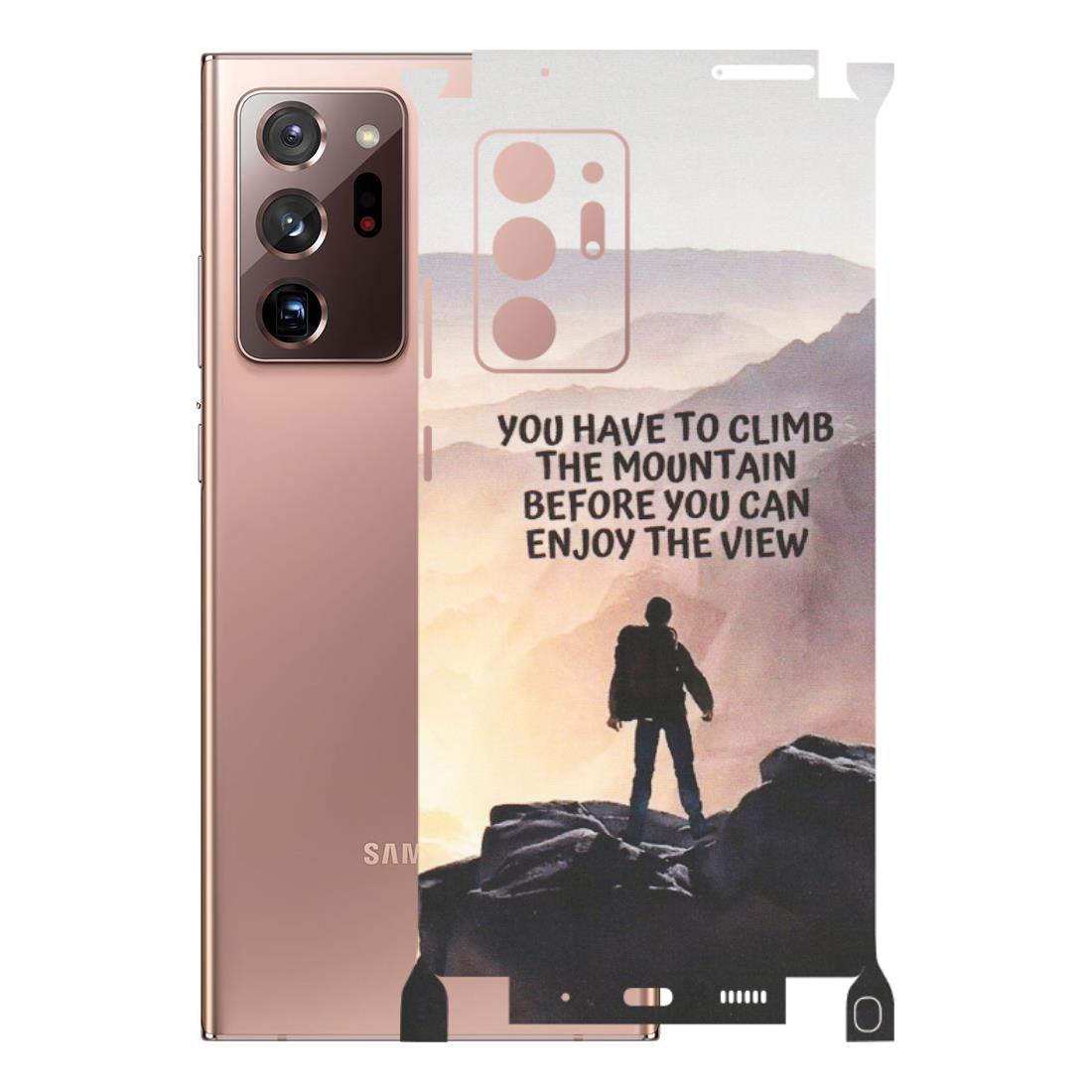Samsung M/F/Note/Flip and C Phone Skins (All Models) - Motivational Hiking Mountain - Matte Finish (M-28) Samsung Galaxy Note 20 Ultra