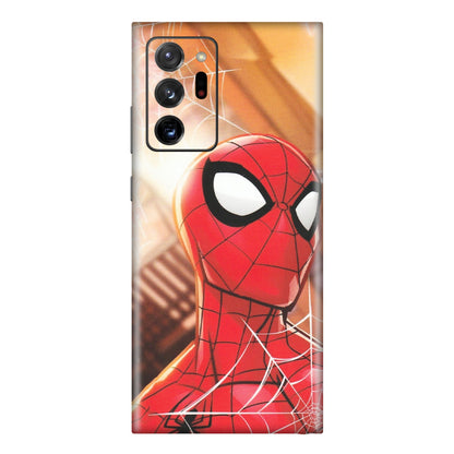 Samsung M/F/Note/Flip and C Phone Skins (All Models) - Spiderman Face New - Matte Finish (M-41) Samsung Galaxy Note 20 Ultra