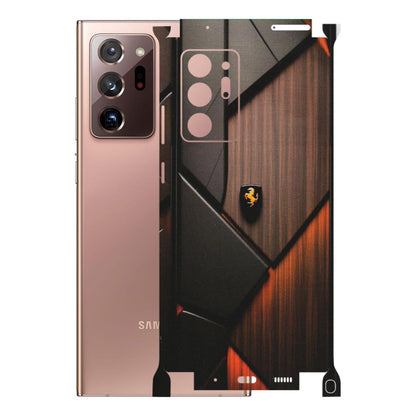 Samsung M/F/Note/Flip and C Phone Skins (All Models) - Lambo Beauty Wood Pattern Sober - Matte Finish (M-51) Samsung Galaxy Note 20 Ultra