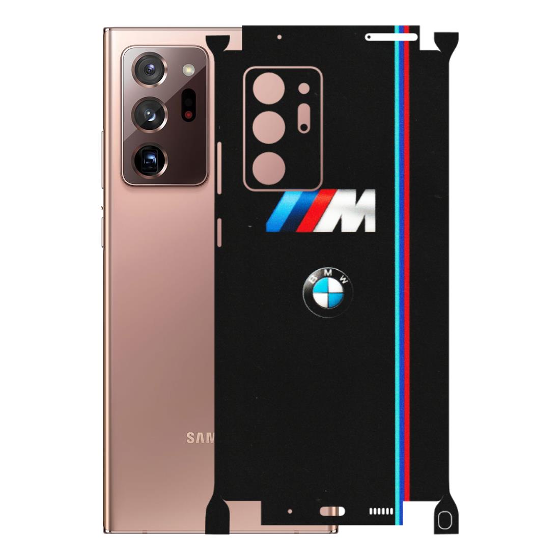 Samsung M/F/Note/Flip and C Phone Skins (All Models) - Styling With Black BMW - Matte Finish (M-74) Samsung Galaxy Note 20 Ultra