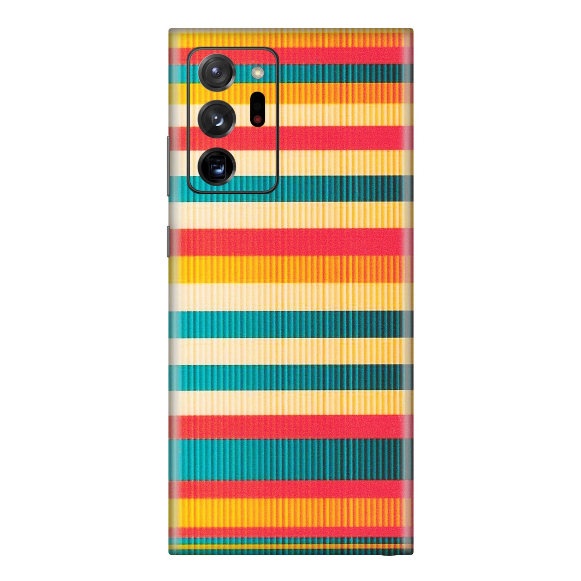 Samsung M/F/Note/Flip and C Phone Skins (All Models) - Colourful Stripes Soothing Effect - Matte Finish (M-86) Samsung Galaxy Note 20 Ultra