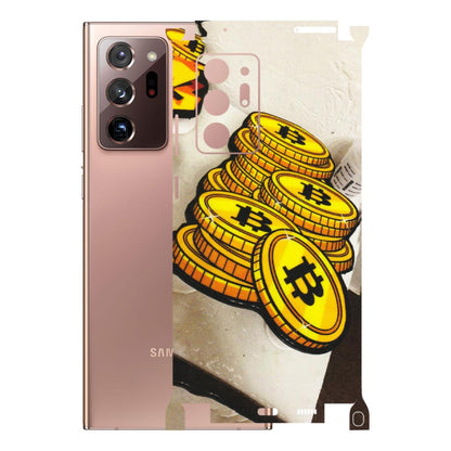 Samsung M/F/Note/Flip and C Phone Skins (All Models) - Billionaire Bitcoin Collection - Matte Finish (M-92) Samsung Galaxy Note 20 Ultra