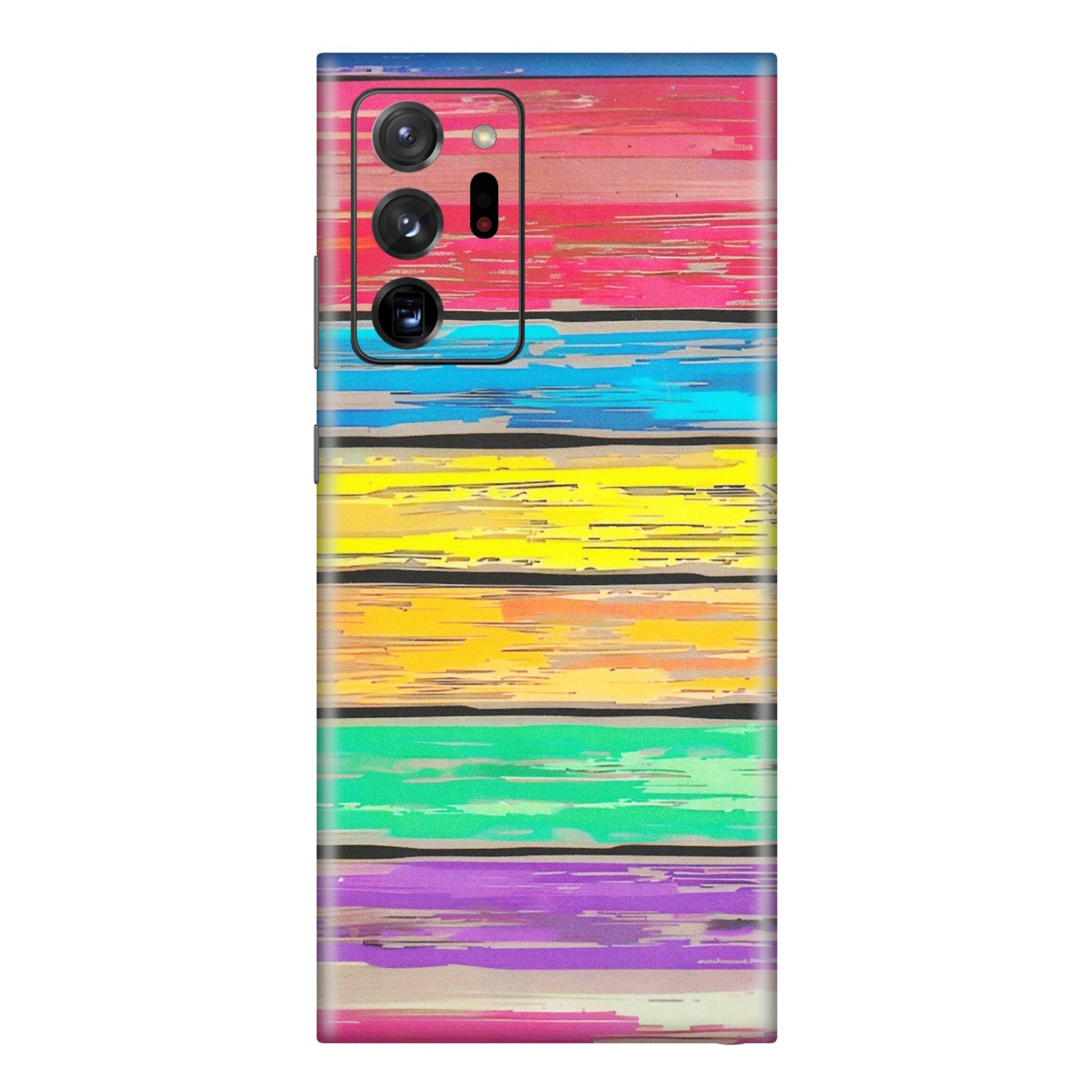 Samsung M/F/Note/Flip and C Phone Skins (All Models) - Multi Colour Wooden Wall - Matte Finish (M-96) Samsung Galaxy Note 20 Ultra