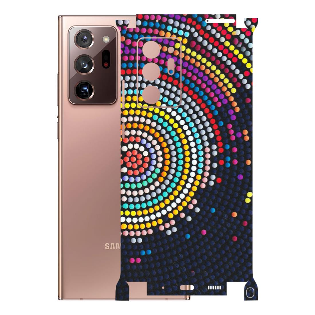Samsung M/F/Note/Flip and C Phone Skins (All Models) - Rainbow Dot Mandala - Matte Finish (M-97) Samsung Galaxy Note 20 Ultra