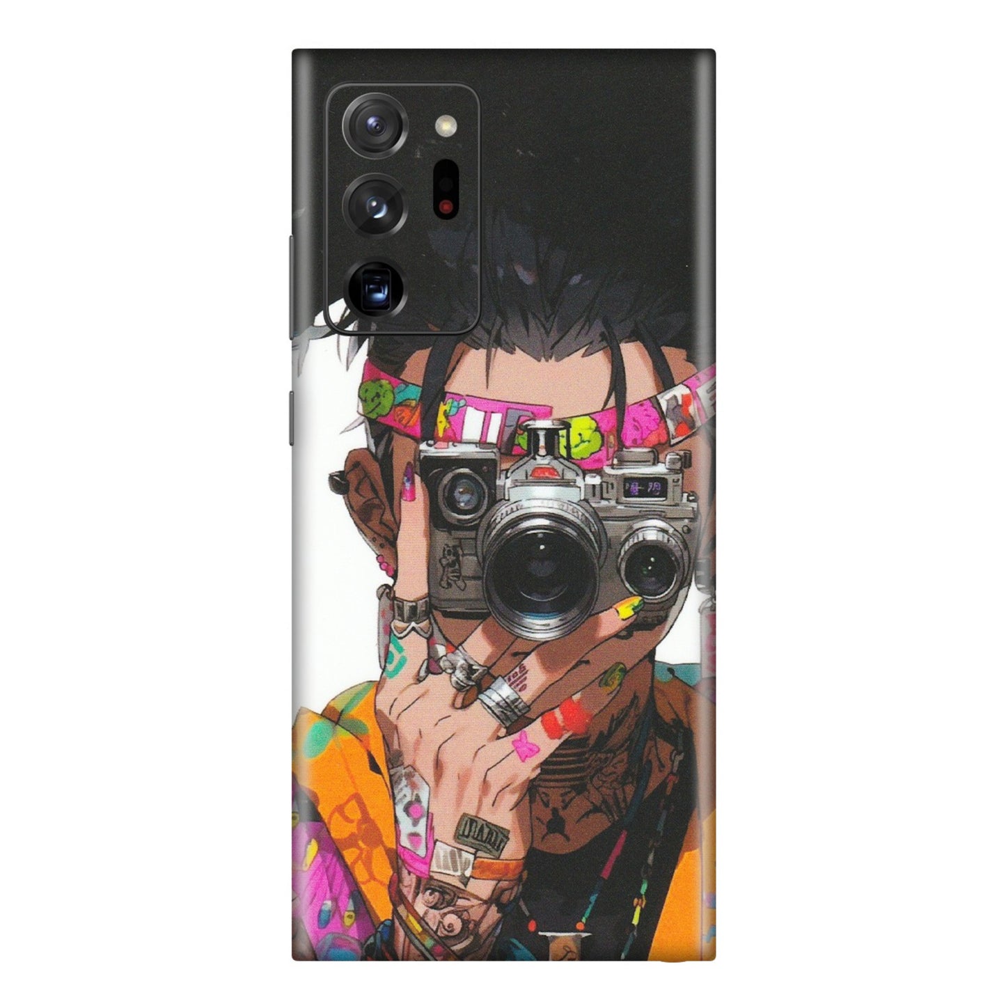 Samsung M/F/Note/Flip and C Phone Skins (All Models) - Camera Lover Girl - Matte Finish (M-09) Samsung Galaxy Note 20 Ultra