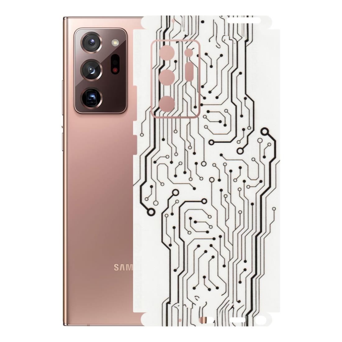 Samsung M/F/Note/Flip and C Phone Skins (All Models) - Tech Circuits - Transparent Finish (T-03) Samsung Galaxy Note 20 Ultra