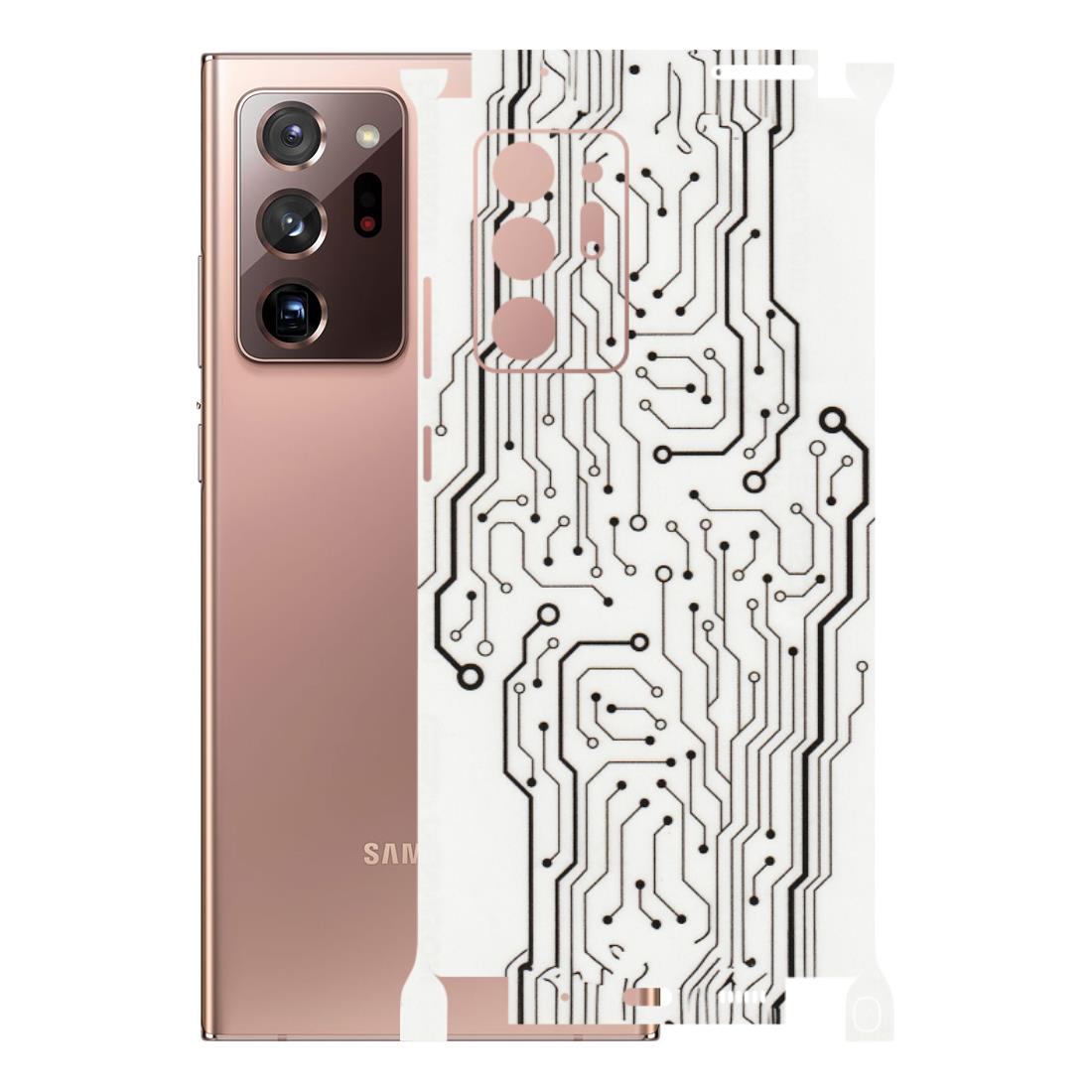 Samsung M/F/Note/Flip and C Phone Skins (All Models) - Tech Circuits - Transparent Finish (T-03) Samsung Galaxy Note 20 Ultra
