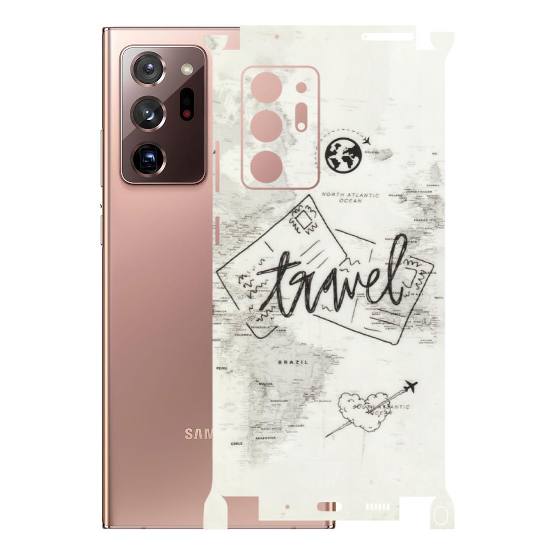 Samsung M/F/Note/Flip and C Phone Skins (All Models) - Travel Ticket - Transparent Finish (T-06) Samsung Galaxy Note 20 Ultra