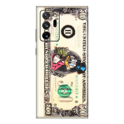 Samsung M/F/Note/Flip and C Phone Skins (All Models) - Five Hundred Dollar Duck - Transparent Finish (T-15) Samsung Galaxy Note 20 Ultra