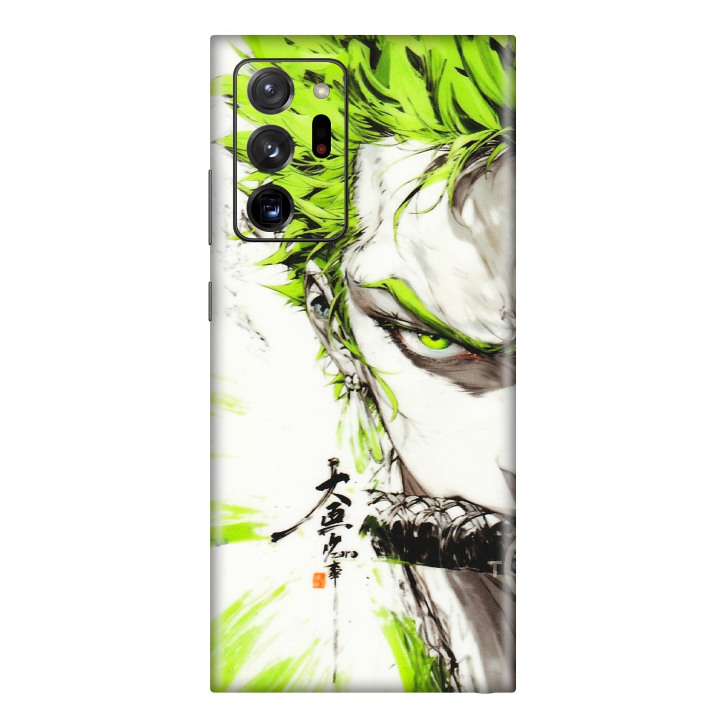 Samsung M/F/Note/Flip and C Phone Skins (All Models) - Roro Taku Anime - Transparent Finish (T-18) Samsung Galaxy Note 20 Ultra