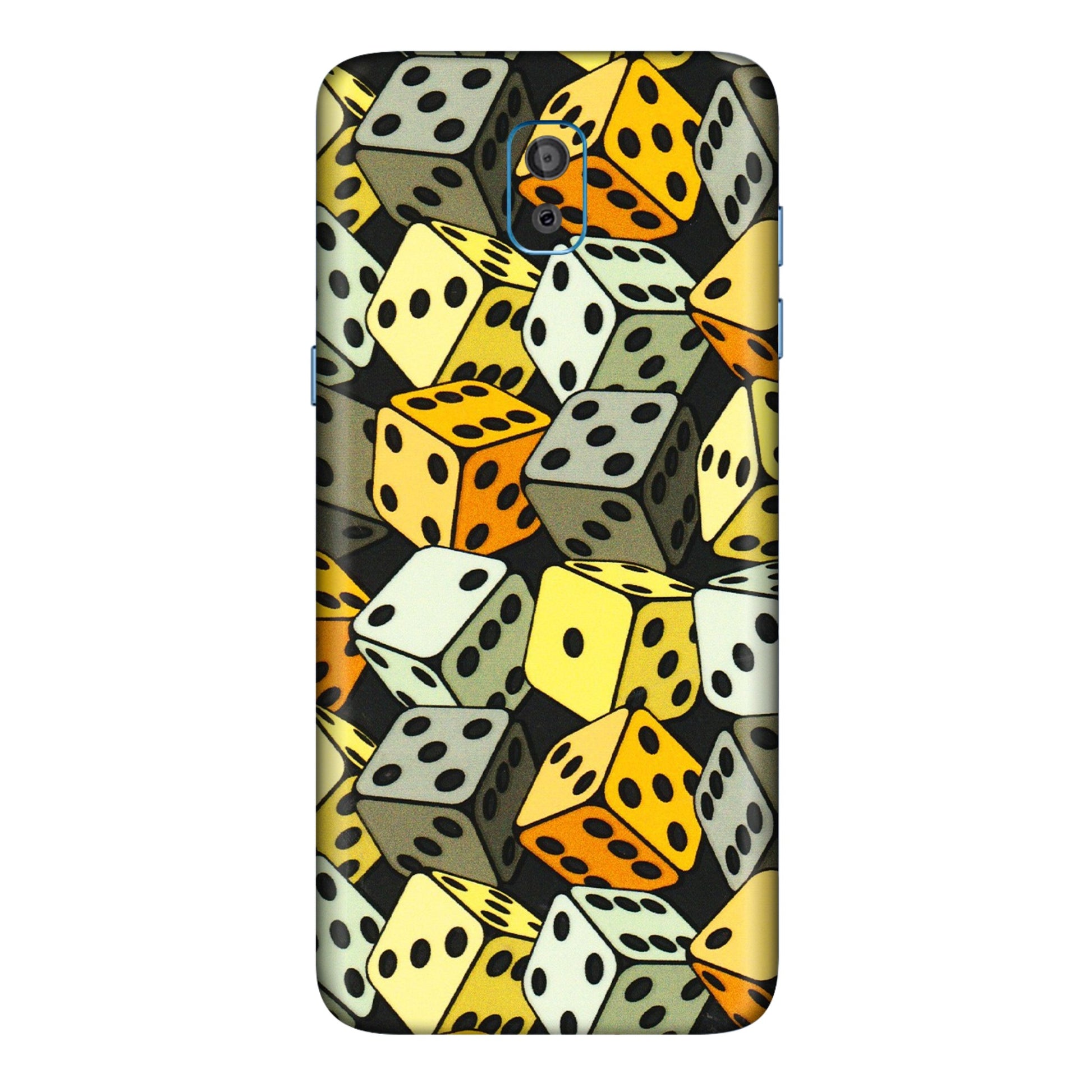 Samsung M/F/Note/Flip and C Phone Skins (All Models) - Dices Of Life - 3D Embossed Finish (L-04) Samsung Galaxy On 8