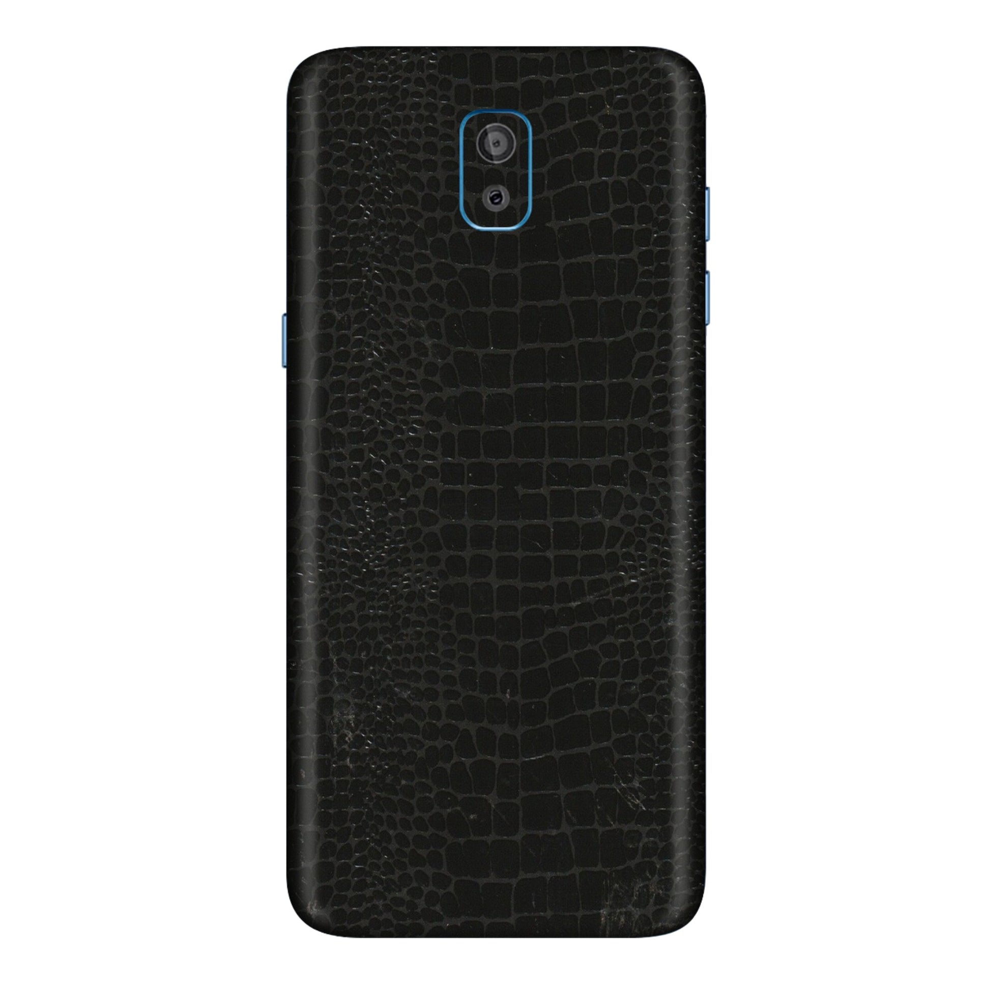 Samsung M/F/Note/Flip and C Phone Skins (All Models) - Snake Leather Black - 3D Embossed Finish (L-107) Samsung Galaxy On 8