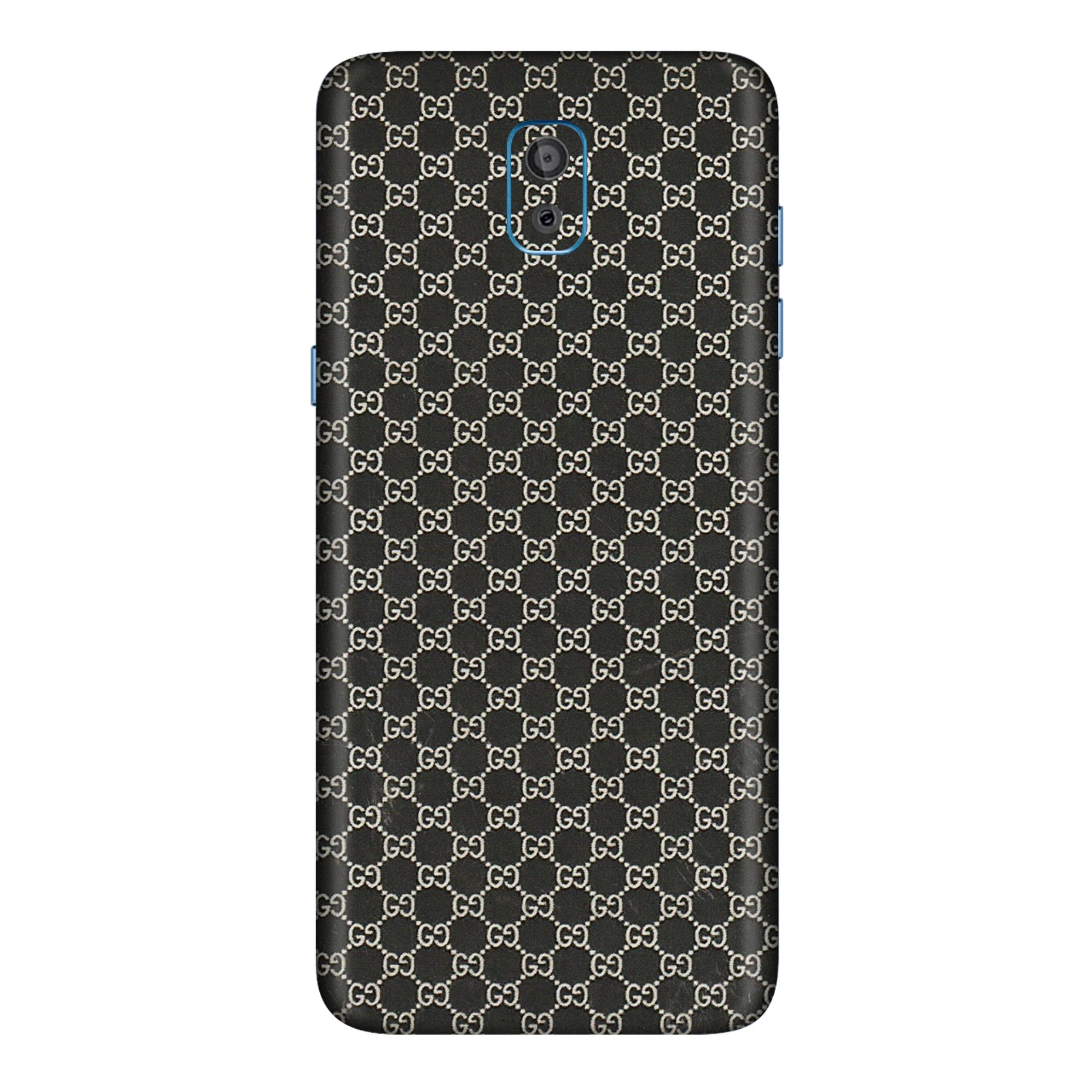 Samsung M/F/Note/Flip and C Phone Skins (All Models) - Black G Print - 3D Embossed Finish (L-109) Samsung Galaxy On 8
