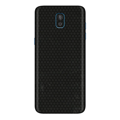 Samsung M/F/Note/Flip and C Phone Skins (All Models) - Black honeycomb - 3D Embossed Finish (L-114) Samsung Galaxy On 8