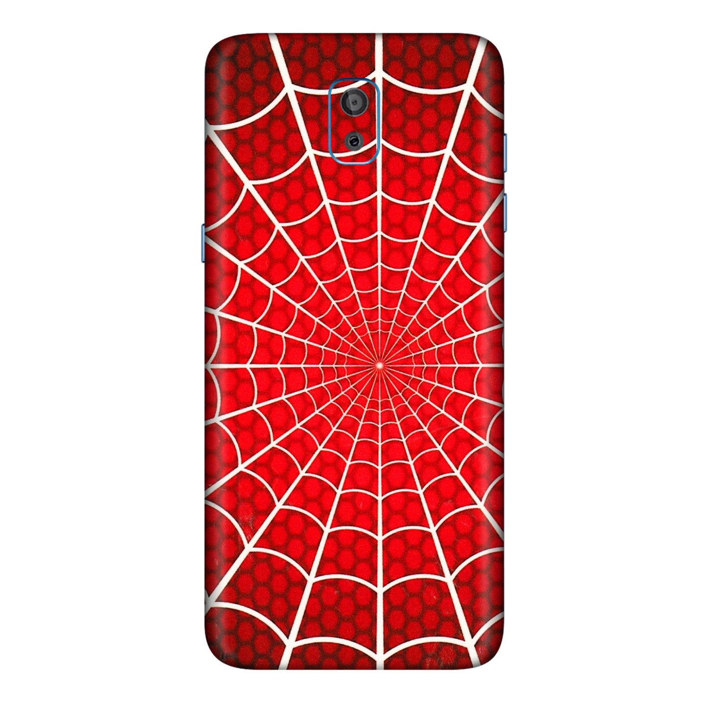 Samsung M/F/Note/Flip and C Phone Skins (All Models) - Classic Spidey Web - 3D Embossed Finish (L-115) Samsung Galaxy On 8