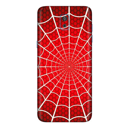 Samsung M/F/Note/Flip and C Phone Skins (All Models) - Classic Spidey Web - 3D Embossed Finish (L-115) Samsung Galaxy On 8